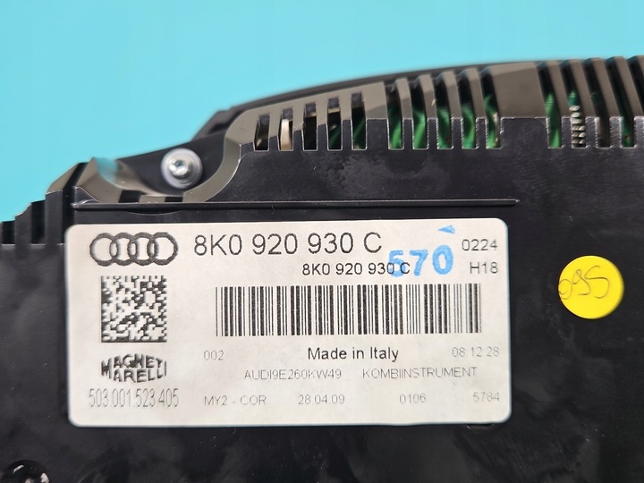 фото №6, Спідометр  audi a4 b8 8k0920930c 3.0 tdi ccw європа