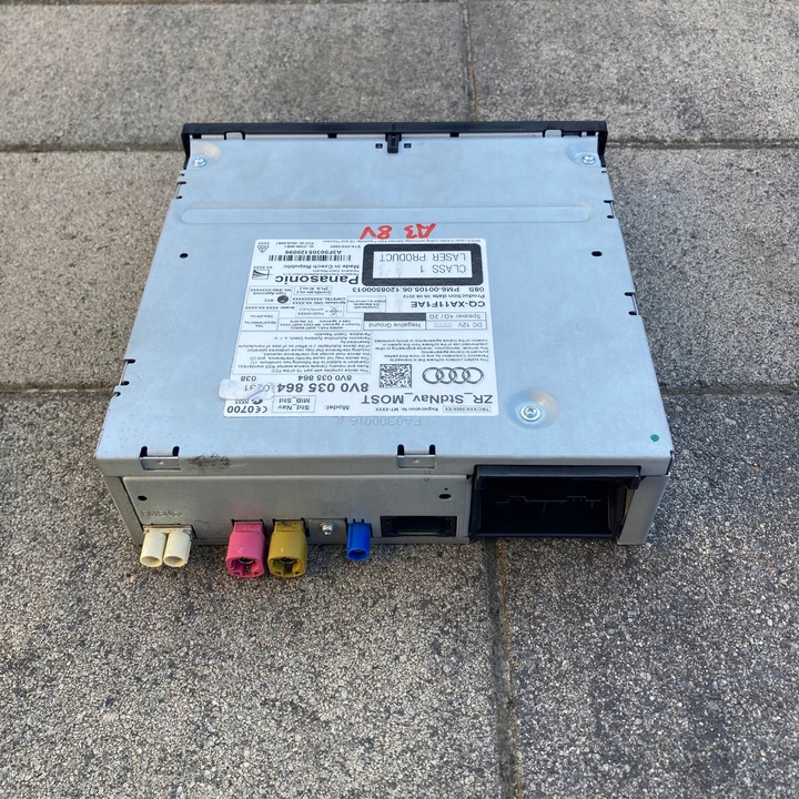 фото №8, Audi a3 8v 2012- считыватель карт модуль mmi 8v0035864