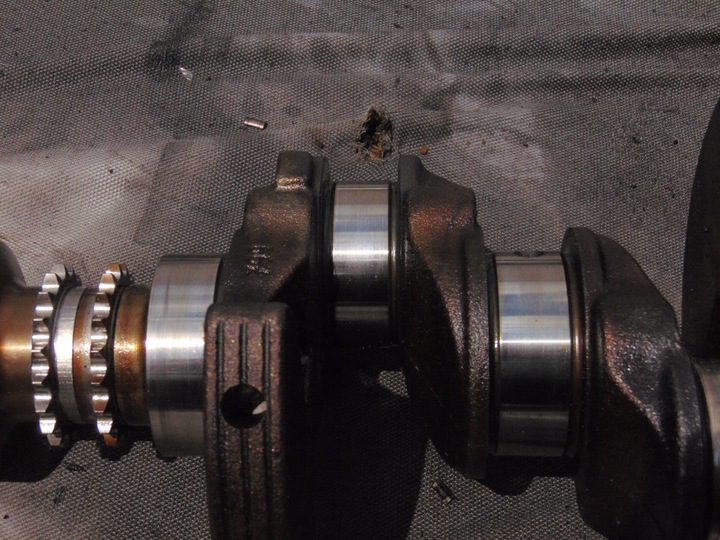 фото №10, Wał коленчатый bmw 116i e87 рестайлинг 1.6 16v бензин n43b16aa - подтертый!!!