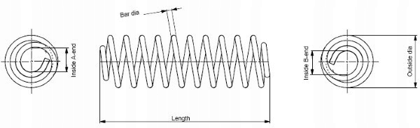 фото №3, Пружина підвішування monroe sp3283