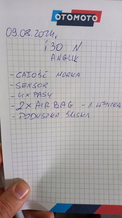 фото №9, Hyundai i30n i30 n консоль панель роздавальна pulpit подушка подушка безпеки ремені uk