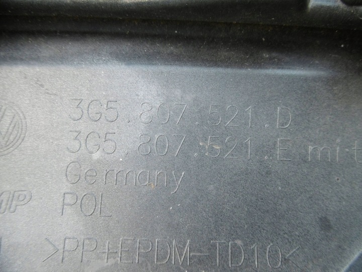фото №11, Спойлер бампера зад vw passat b8 3g5807521d