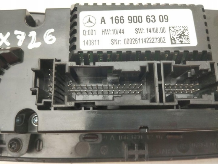 фото №10, Mercedes-benz ml w166 2015 панель клімат-контролю a1669006309