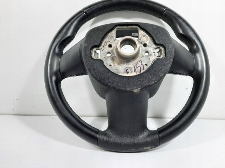 фото №8, Skoda superb ii 2.0tdi 09r кермо шкіра триспицевий 3t0419091h