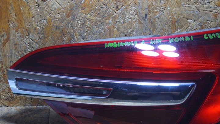 фото №8, Opel insignia a рестайлинг лампа правые зад w крышка багажника c2127
