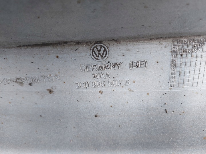 фото №12, Бампер перед vw passat b6 3c0 r-line білий lb9a