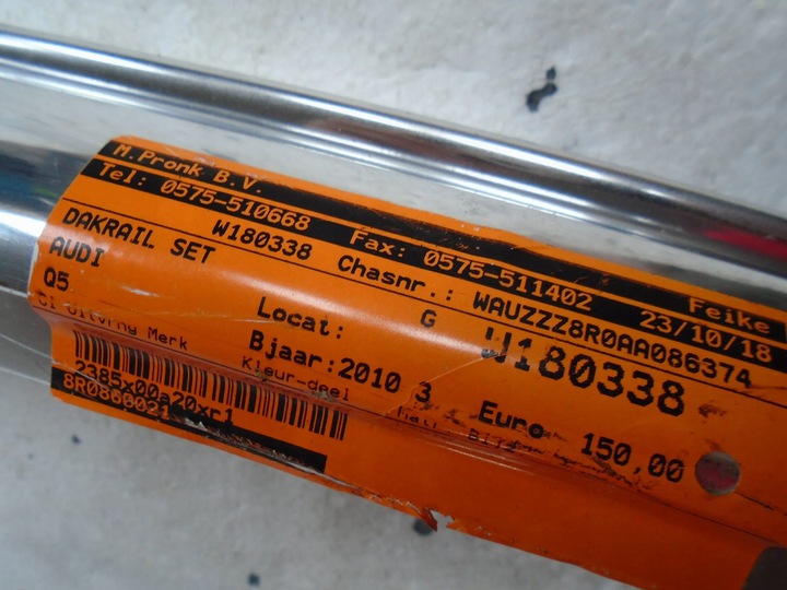 фото №5, Рейлинги крышные 8r0860022j audi q5