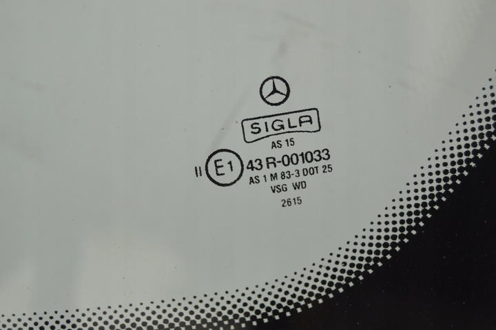 фото №9, Скло лобове перед оригінал mercedes w140 s клас sigla