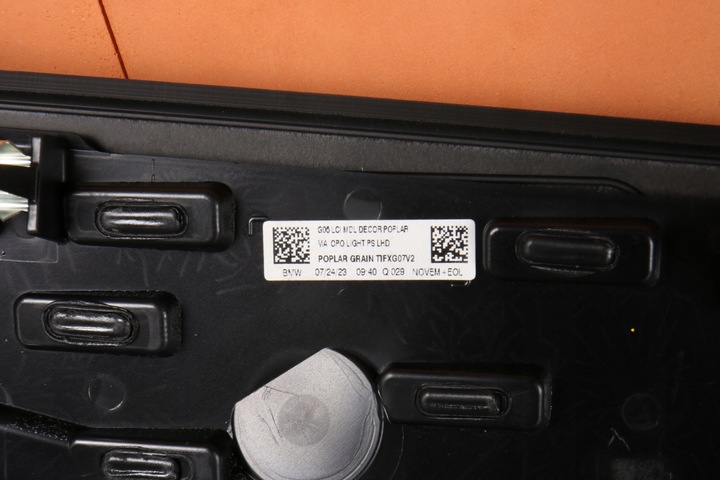 фото №12, Bmw x5 g05 lci планка декоративная dekor панели консоли poplar grain