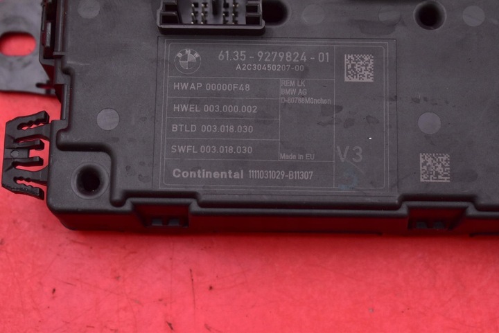 фото №7, Блок управления модуль rem 6135-9279824-01 bmw f20 2.0 d 116 km 11-15