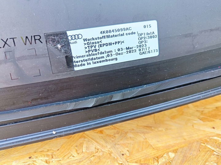 фото №6, Audi a6 4k скло перед передня head up hud 4k0845099ac оригінал 2022r
