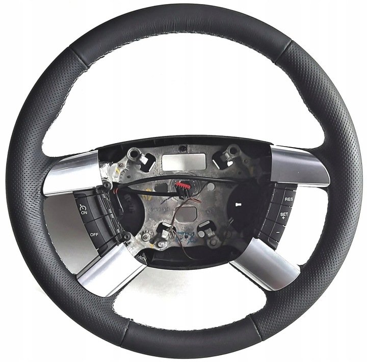 фото №1, Руль ford focus ii mk2 c-max kuga i обшивка кожа 275k