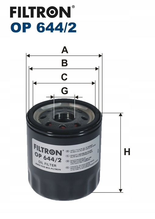фото №2, Фильтр масла dodge caliber