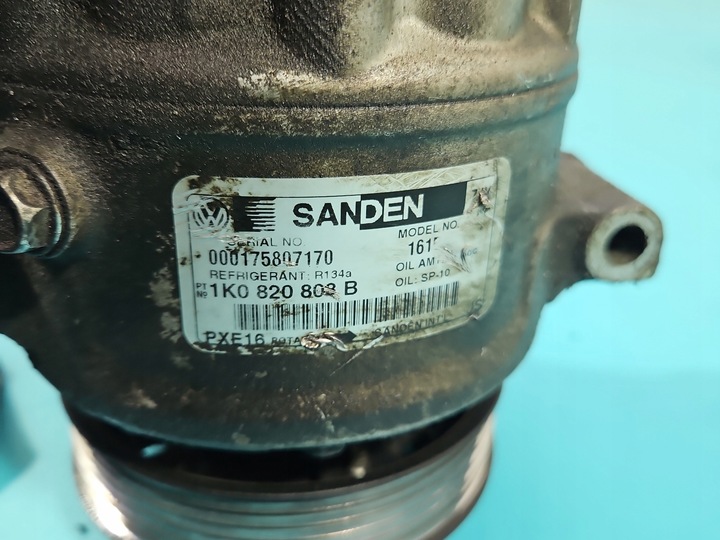 фото №8, Компрессор кондиционера компрессор vw golf vi 1k0820808b