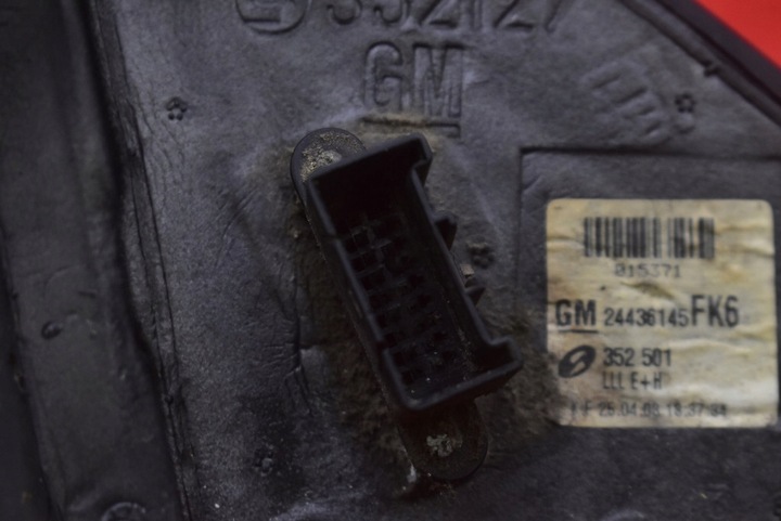 фото №7, Зеркало левая серый eu 24436145 fk6 opel signum c 03-05 5 pin