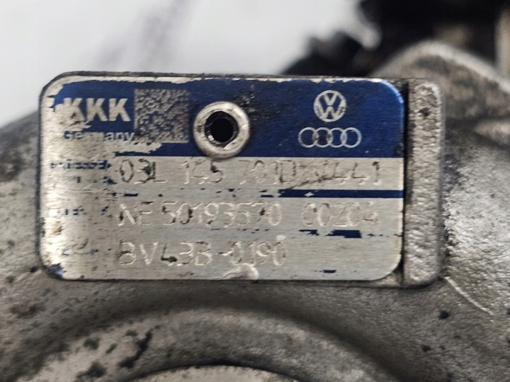 фото №9, Vw skoda audi a4 a6 2.0 tdi cjc 140km 13r турбонагнетатель 03l145701d