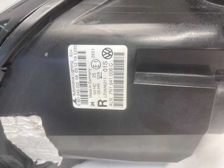 фото №14, Лампа права vw sharan ii 7n1 7na941006c звичайна перед передня