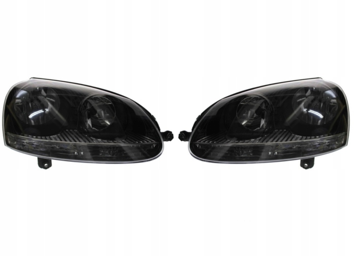 фото №2, Tyc vw golf v jetta фара лампа перед левая правая набор 03-10