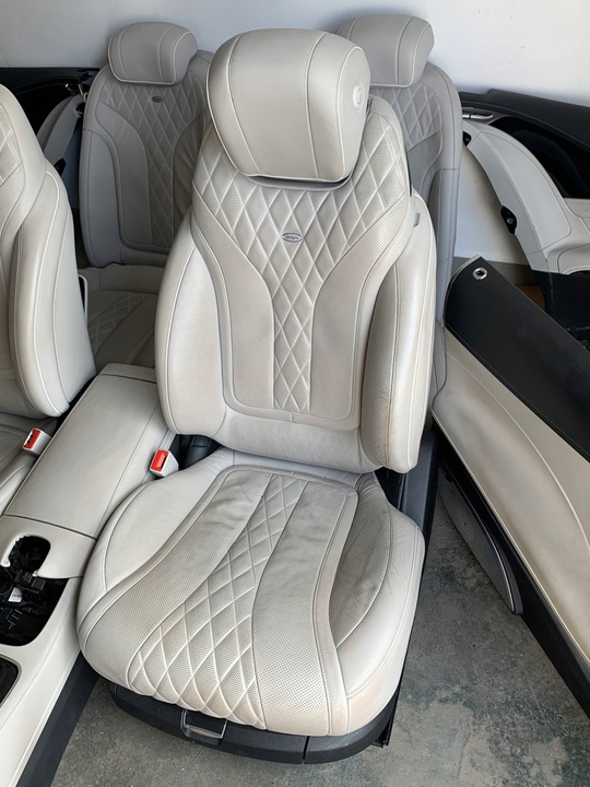 фото №5, Mercedes s w217 купе сидіння диван обшивки салон комплект шкіра
