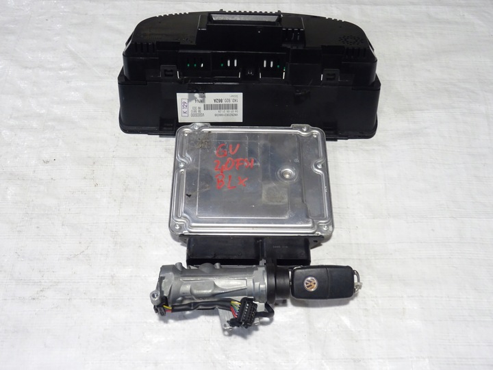 фото №7, Комп'ютер спідометр  набір vw golf v 5 1k0 2.0 fsi blx 1k0920862a 06f906056de