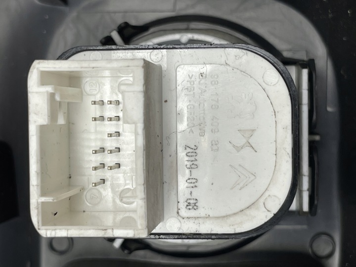фото №10, Citroen c3 панель перемикач регулювання дзеркал 9812439977