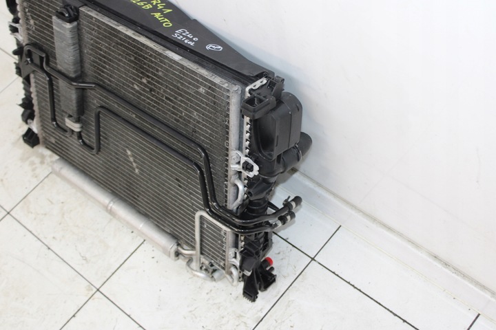 фото №6, Mercedes e клас w211 2.6 b автомат радіатор вентилятор комплект