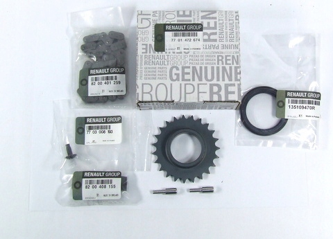 фото №9, Ланцюг оригінал renault clio ii kangoo megane 1.9 d 7701472674