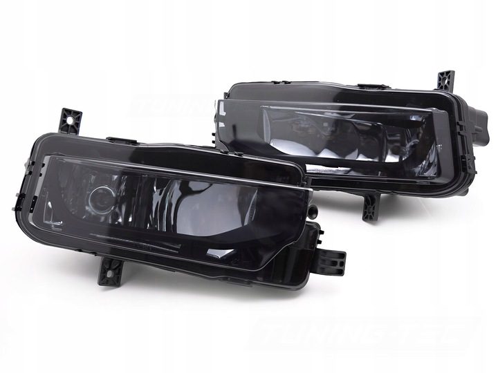 фото №1, Протитуманні фари лампи l+r тюнінг затемнений vw t6 transporter multivan caravelle 15-