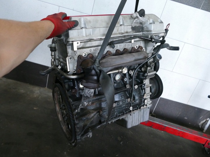 фото №11, Mercedes slk r170 2.0 компрессор двигатель 130тыс. км