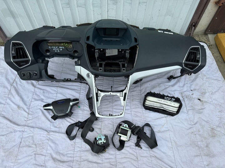 фото №1, Ford c-max mk2 консоль подушка безпеки панель ремені комплект оригінал