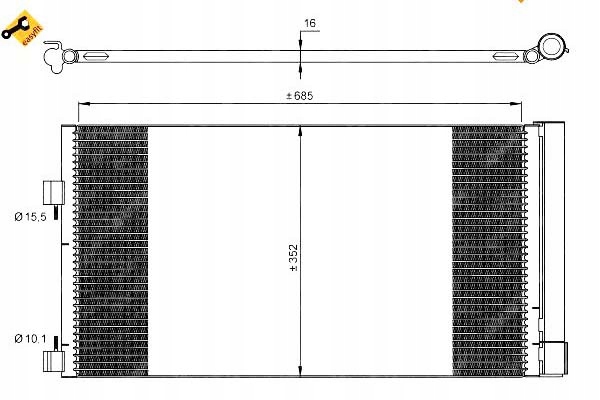 фото №16, Радиаторов кондиционера з осушитель nrf 35890
