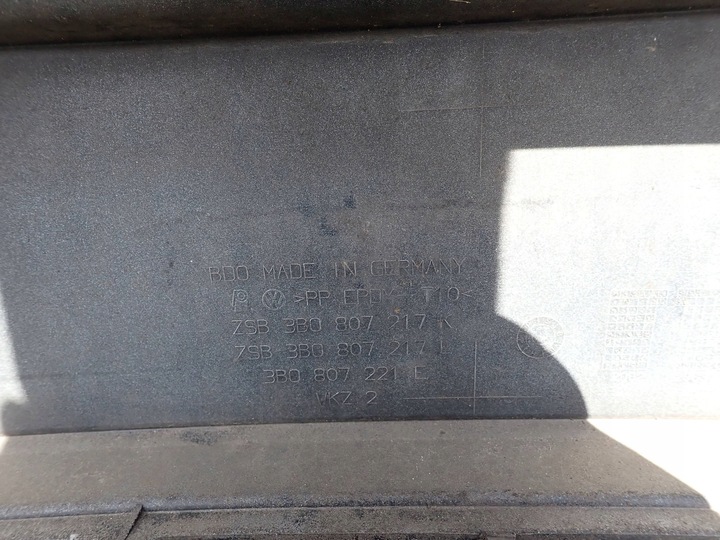 фото №12, Бампер перед vw passat b5 рестайлінг 3b0807217k