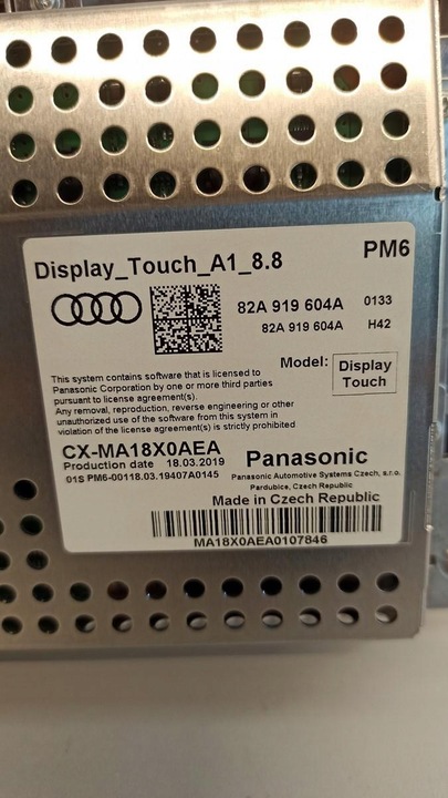 фото №6, Audi a1 экран дисплей 82a919604a