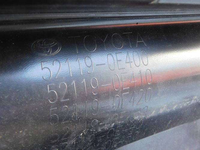 фото №9, Toyota highlander iv 19- бампер переднее перед