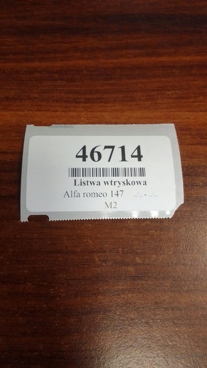 фото №6, Alfa romeo 147 1.9 jtd планка вприскувальний 0445214012