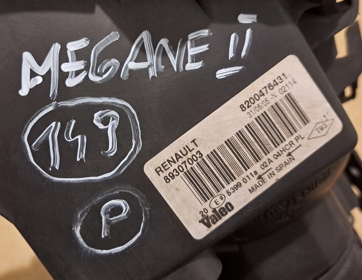 фото №6, Renault megane ii фара правий 8200476431, 89307003 149