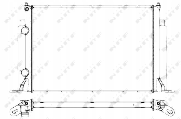 фото №2, Радіаторів двигуна fiat stilo 01- 1.9 jtd / 580x3