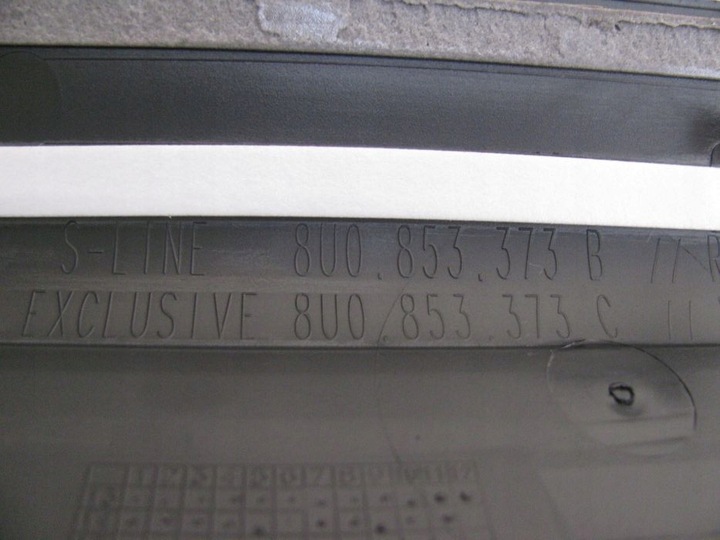 фото №11, Audi q3 8u рестайлінг планки накладки порогові s-line kpl