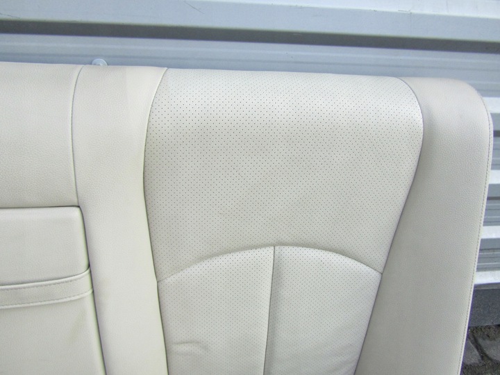 фото №7, 1 mercedes w211 02-06 sedan диван задня шкіра кремовий