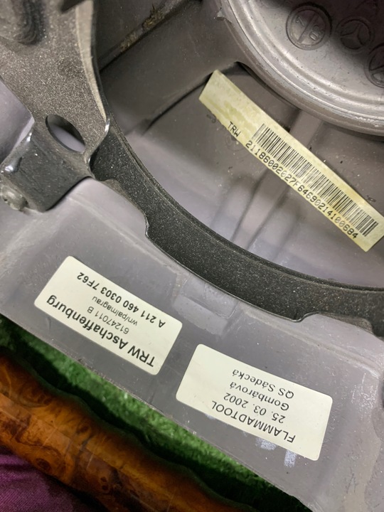 фото №9, Дерево деревянная руль кожа mercedes w211 e класс передний рестайлинг liftowa