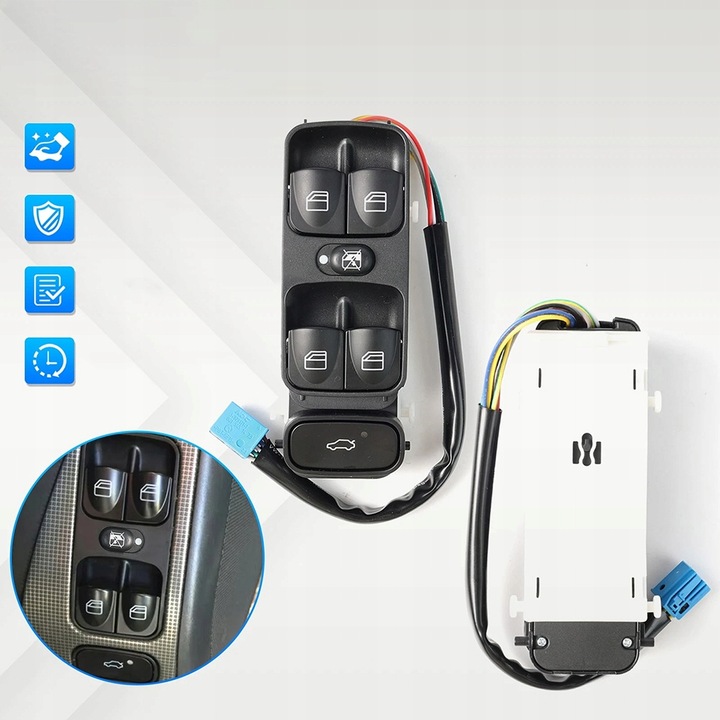 фото №14, Панель переключатель стекло do mercedesa класса c w203 c180 c200 c220