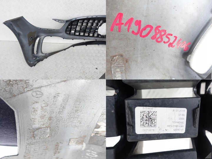 фото №11, Mercedes amg gt-r gtr c190 r190 бампер перед