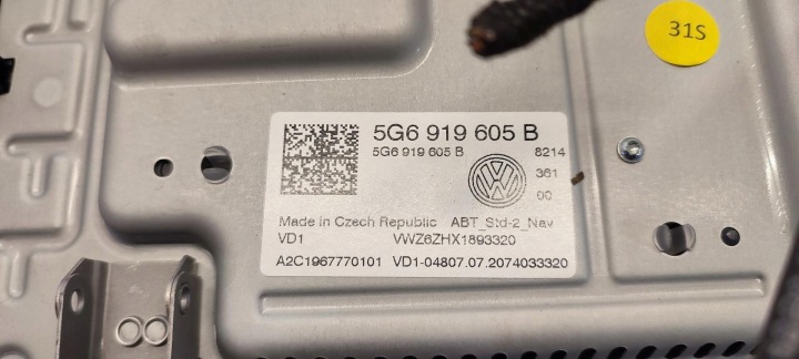 фото №5, Vw tiguan ii экран дисплей навигации 5g6919605b