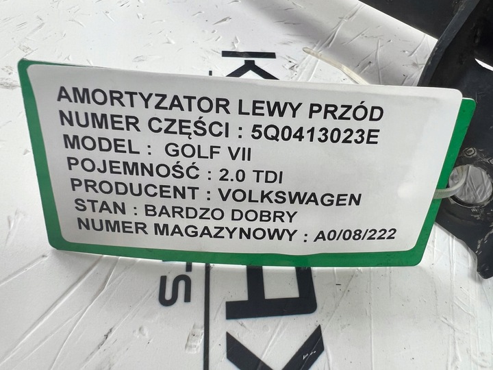 фото №5, Амортизатор лівий перед vw golf vii