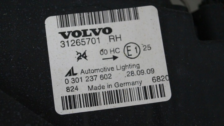фото №9, Фара передня права volvo v50 s40 ii рестайлінг 2009