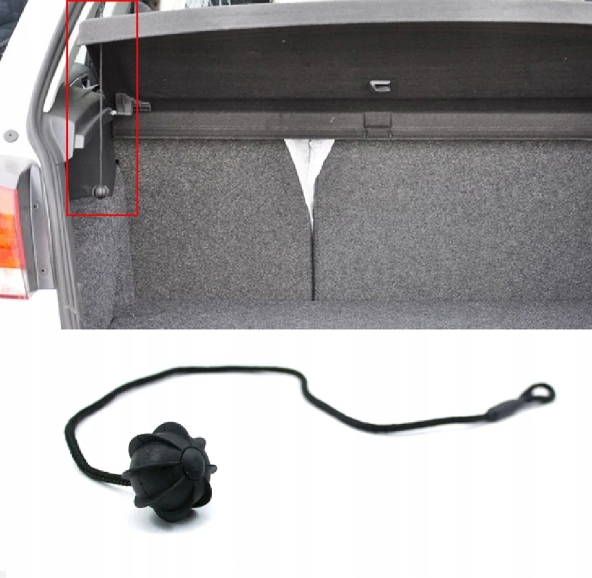 фото №5, Лента trzymania чёрный jedwab vag golf 2007 2009 оригинальный 1k6863447a9b9