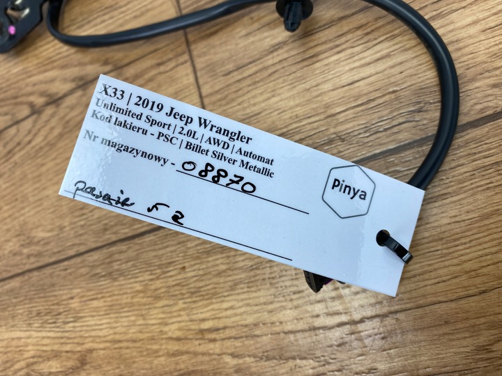 фото №6, Клипса застёжка скоба ремня безопасности jeep wrangler jl 2018+ usa