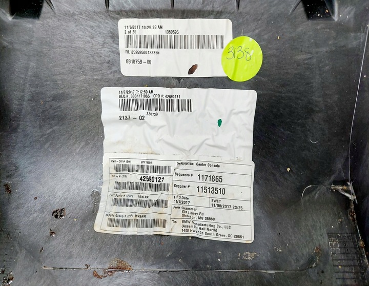 фото №9, Bmw x3 g01 x4 g02 19r. тунель середній підлокітник 6818759