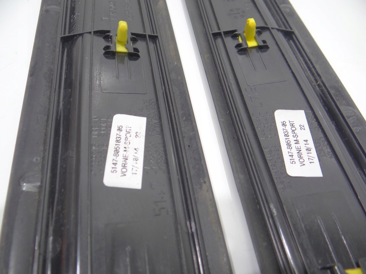 фото №9, Планки накладки порогові bmw f20 m набір 8051037 комплект