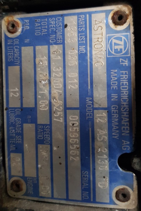 фото №9, Комплектна коробка передач коробки передач zf astronic 12 as 2130